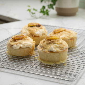 Caramelized Banana Pudding Cinnamon Roll