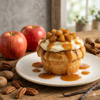 Caramel Apple Cinnamon Roll