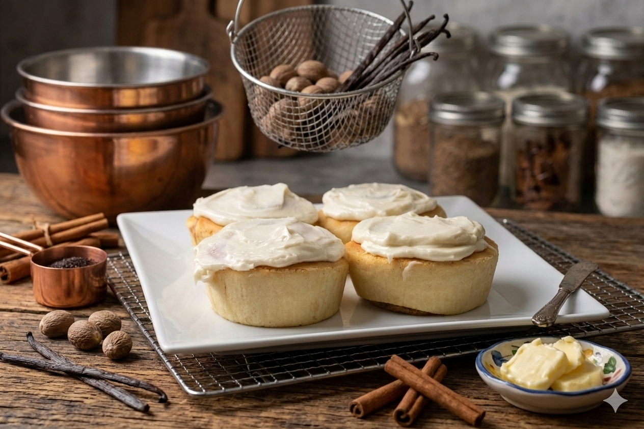 Vanilla Cream Cheese Cinnamon Roll - Image 2